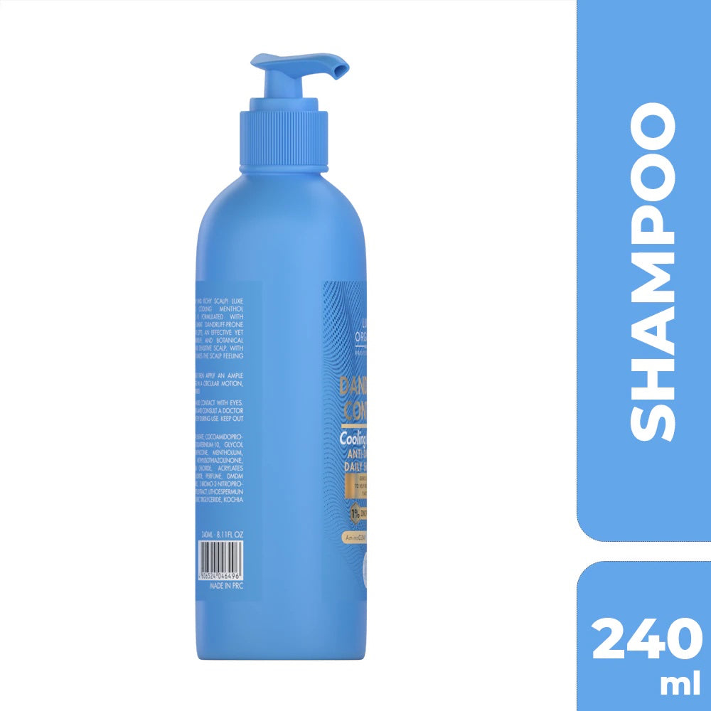 LUXE ORGANIX Dandruff Control Cooling Menthol Shampoo 240ml