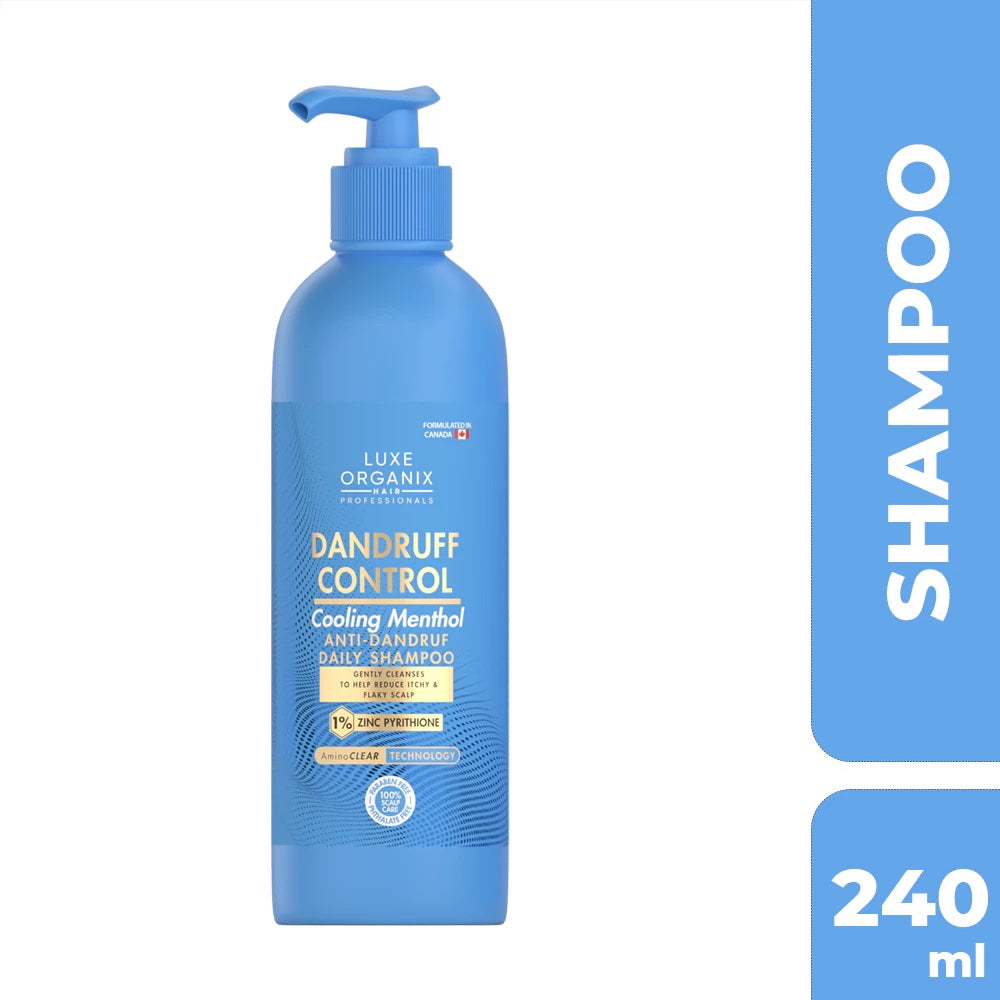 LUXE ORGANIX Dandruff Control Cooling Menthol Shampoo 240ml
