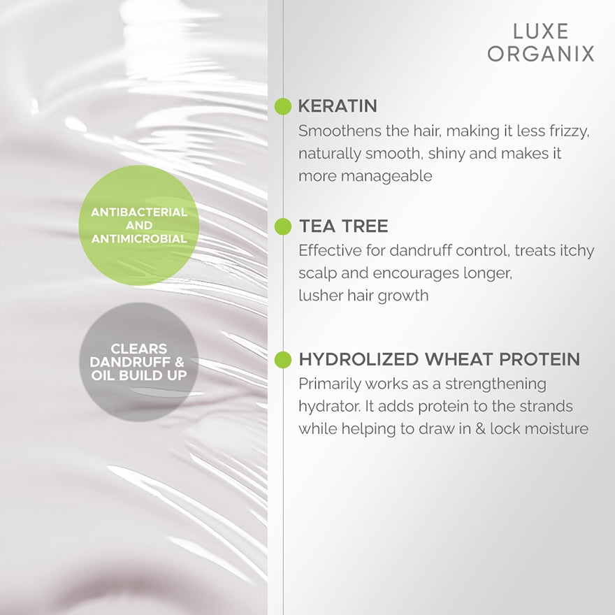 Luxe Organix Premium Keratin Tea Tree Conditioner 250ml