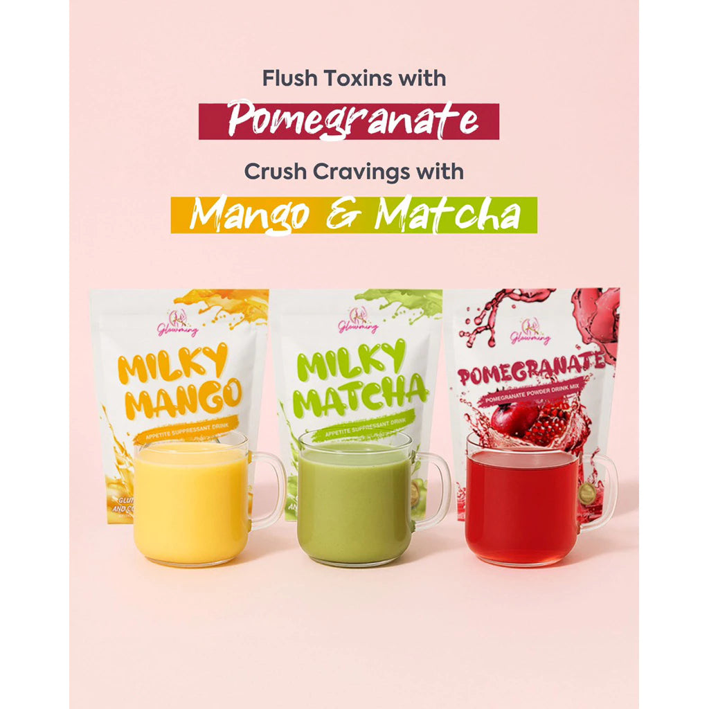 Glowming Shape Detox Premium Berry Glow / Premium Coffee Shape / Choco blast / Mango / Matcha