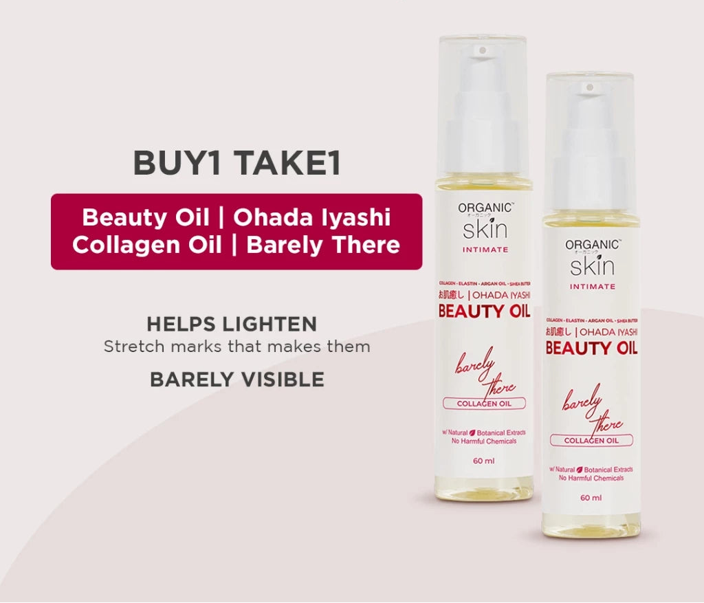 Organic Skin Japan Intimate Beauty Oil 60ml Stretch Marks & Skin Treatment Set of 2