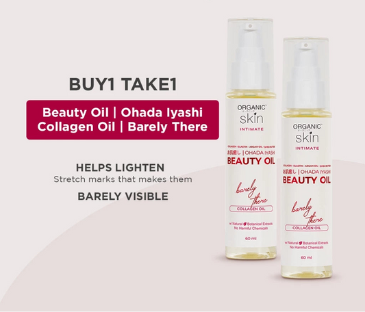 Organic Skin Japan Intimate Beauty Oil 60ml Stretch Marks & Skin Treatment Set of 2