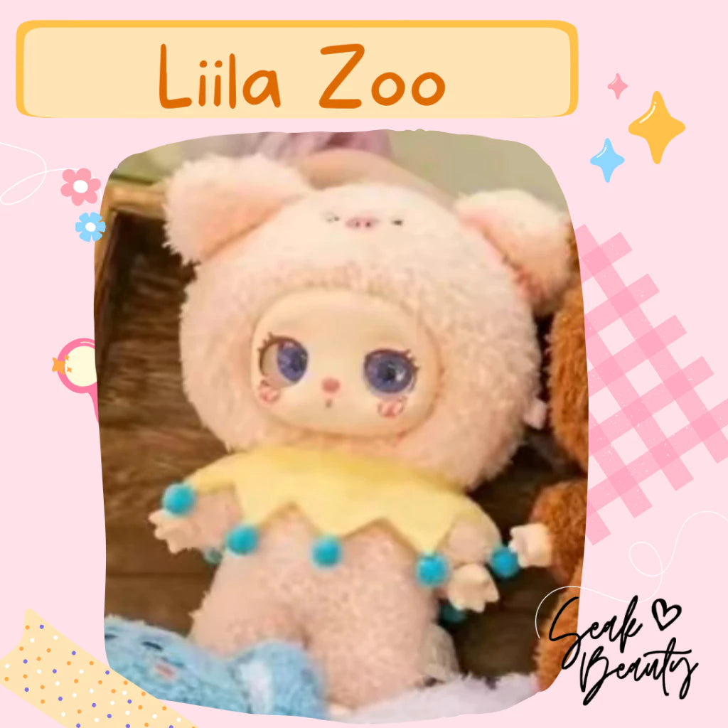 Liila Zoo Plush Toy 6 Characters to choose from