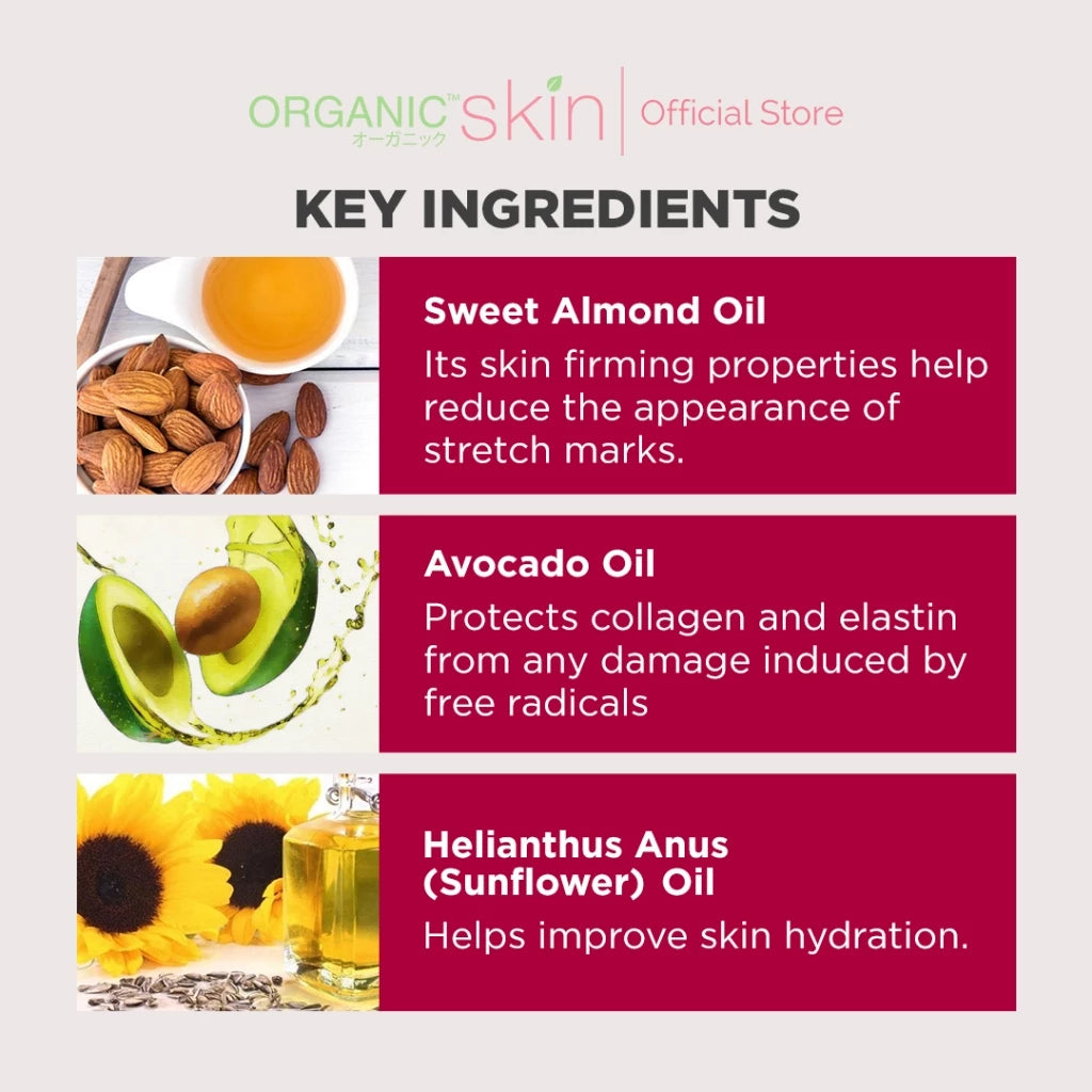 Organic Skin Japan Intimate Beauty Oil 60ml Stretch Marks & Skin Treatment Set of 2