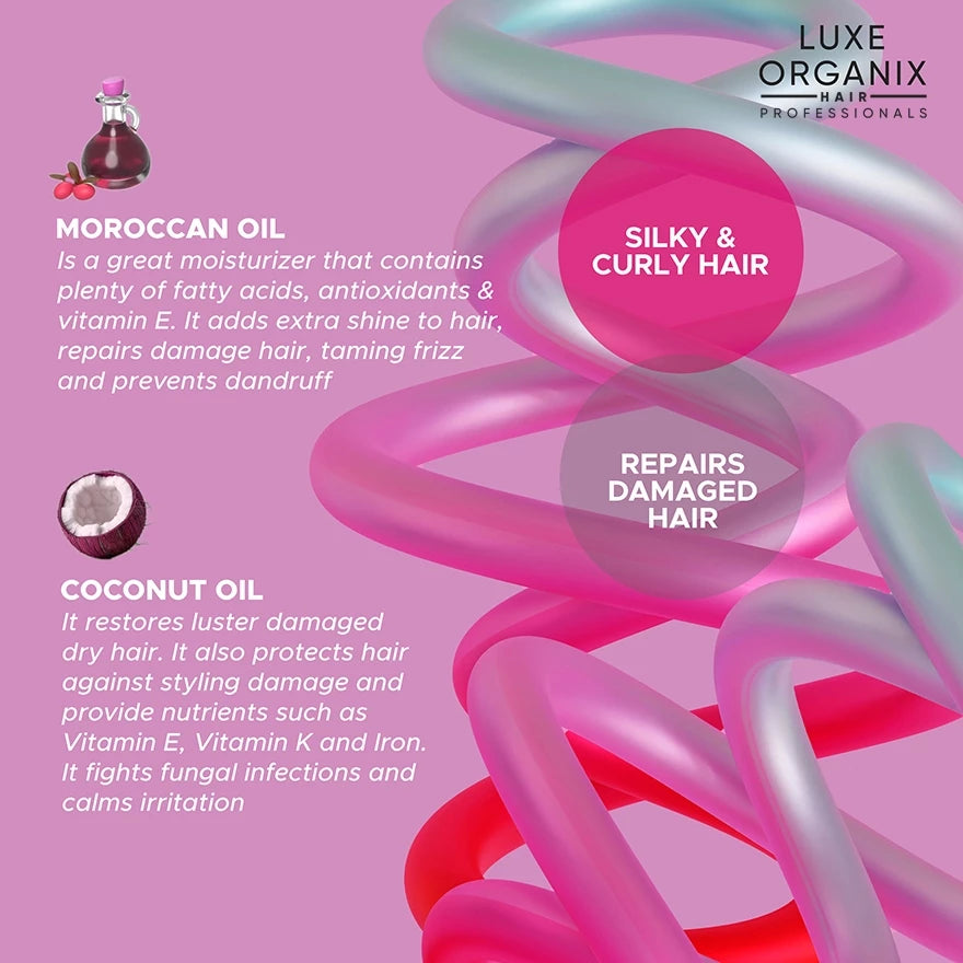 LUXE ORGANIX Curl Define Intensive Hydration Daily Conditioner 250ml