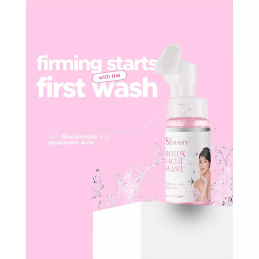 S & J Beauty’s Botox Facial Wash with Hyaluronic Acid and Niacinamide 100ml Tighten Pores
