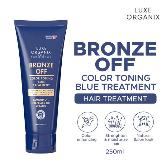 LUXE ORGANIX LUXE ORGANIX Bronze Off Color Toning Blue Treatment 250ml