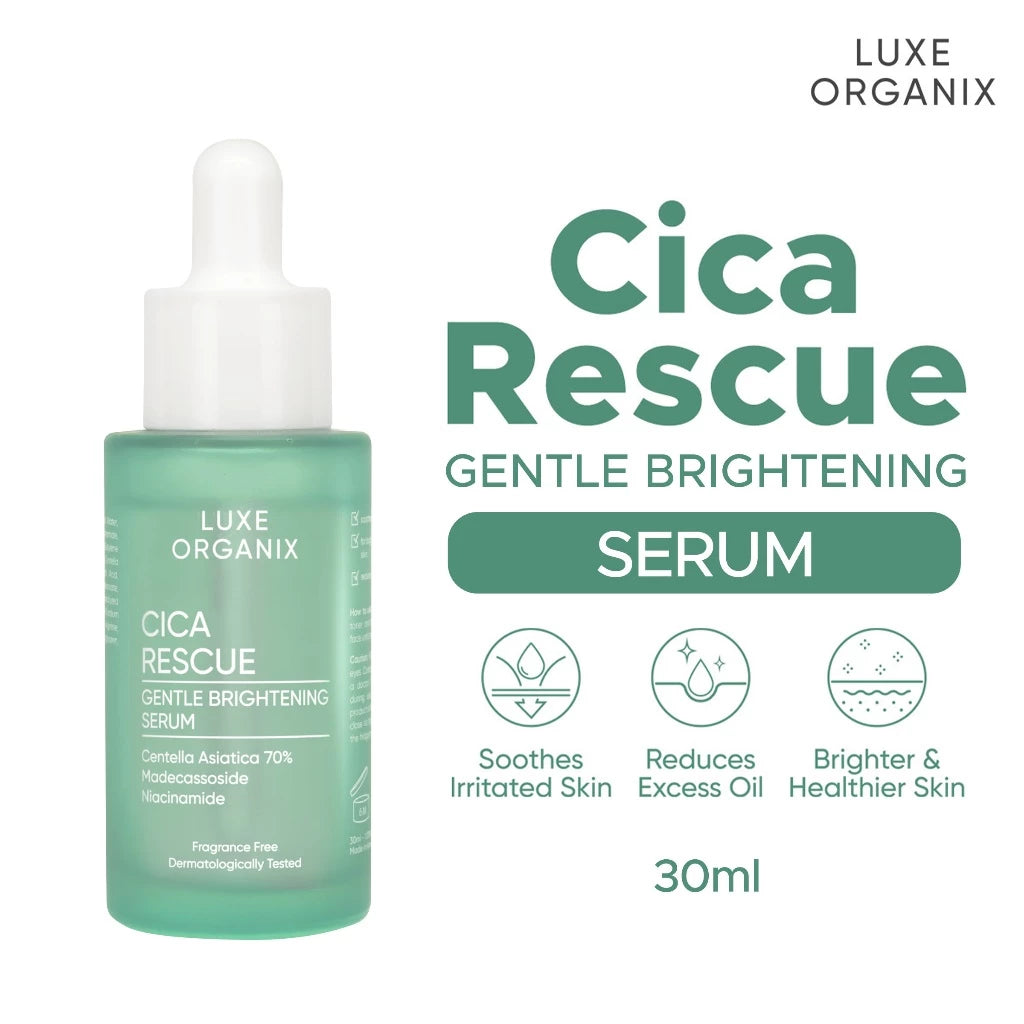 Luxe Organix Cica Rescue Calming Serum 30ml