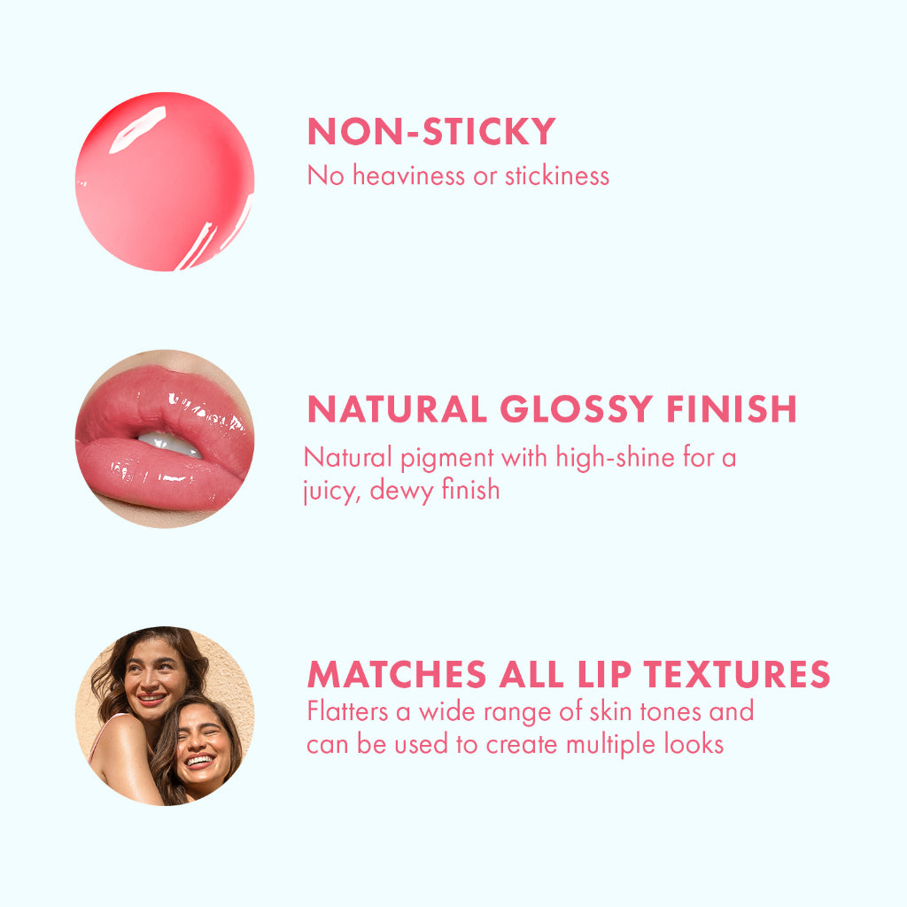 BLK Cosmetics Plumping Lip Gloss - Tides