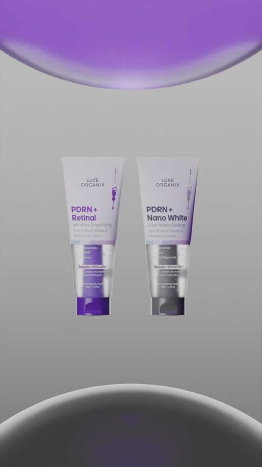 Luxe Organix 𝗣𝗗𝗥𝗡 𝗛𝘆𝗯𝗿𝗶𝗱 𝗕𝗼𝗱𝘆 𝗦𝗲𝗿𝘂𝗺 & 𝗪𝗵𝗶𝘁𝗲𝗻𝗶𝗻𝗴 𝗟𝗼𝘁𝗶𝗼𝗻
