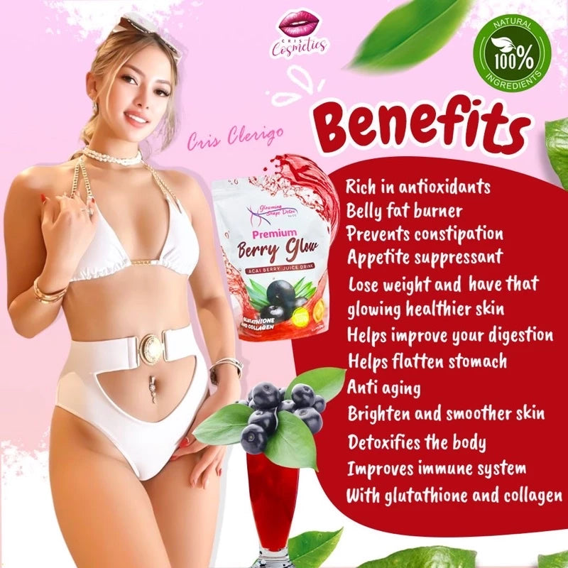 Glowming Shape Detox Premium Berry Glow / Premium Coffee Shape / Choco blast / Mango / Matcha