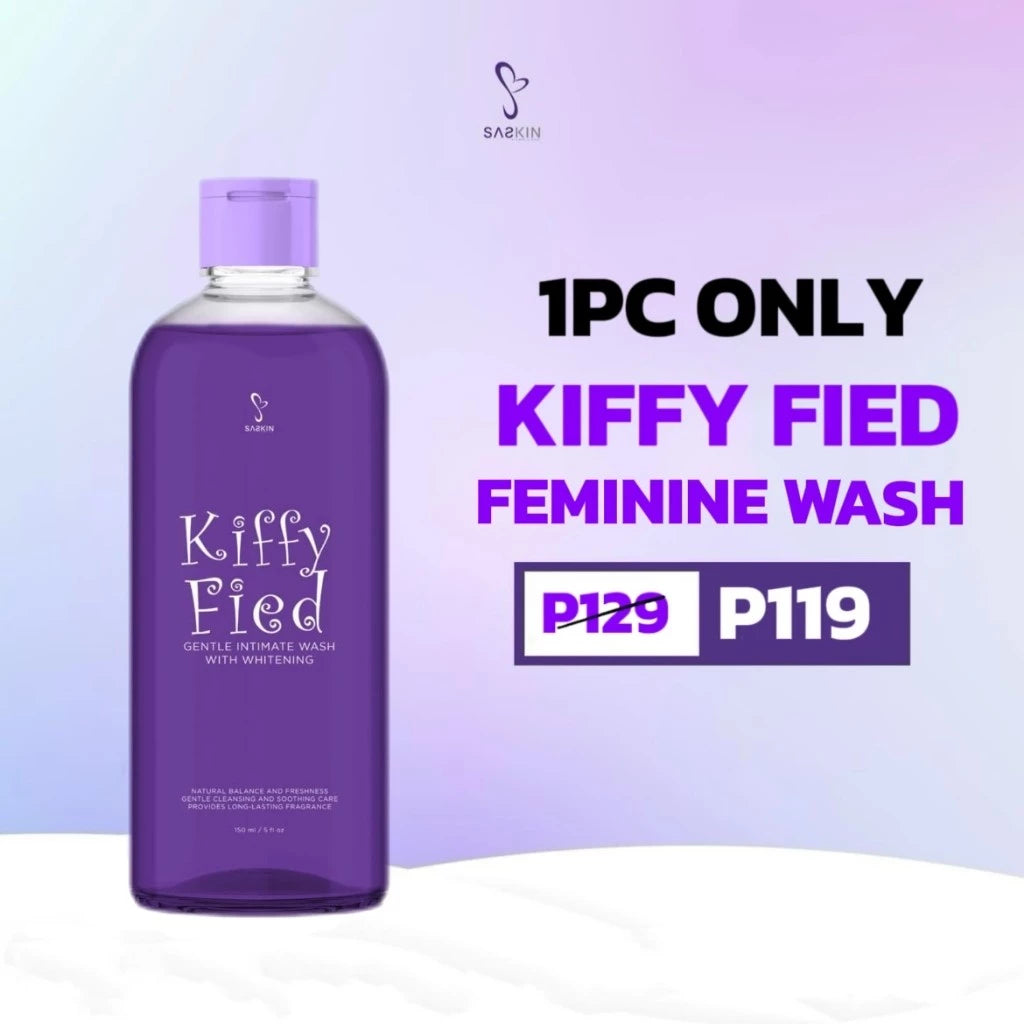 BUY 1 GET 1 Kili Kili Fied Deodorant Spray 60ml + Kiffy Fied Feminine Wash Gentle Whitening 150ml