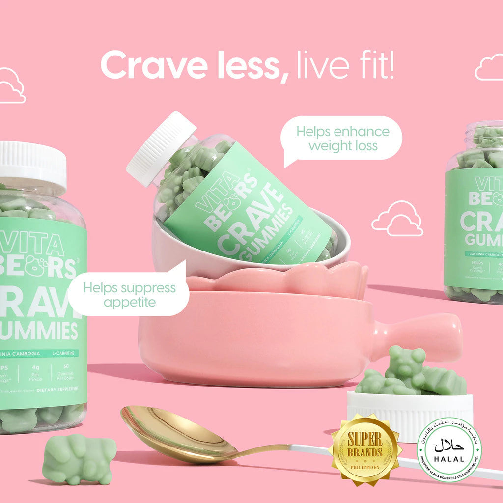 VitaBears Chewable Fat Buster / Crave new packaging