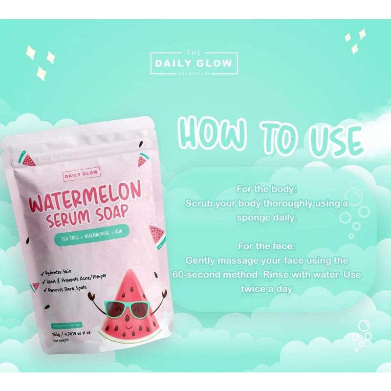 The Daily Glow Watermelon Serum Soap