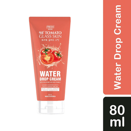 Fresh Skinlab Tomato Glass Skin Hyaluronic Water Drop Cream with Vit C