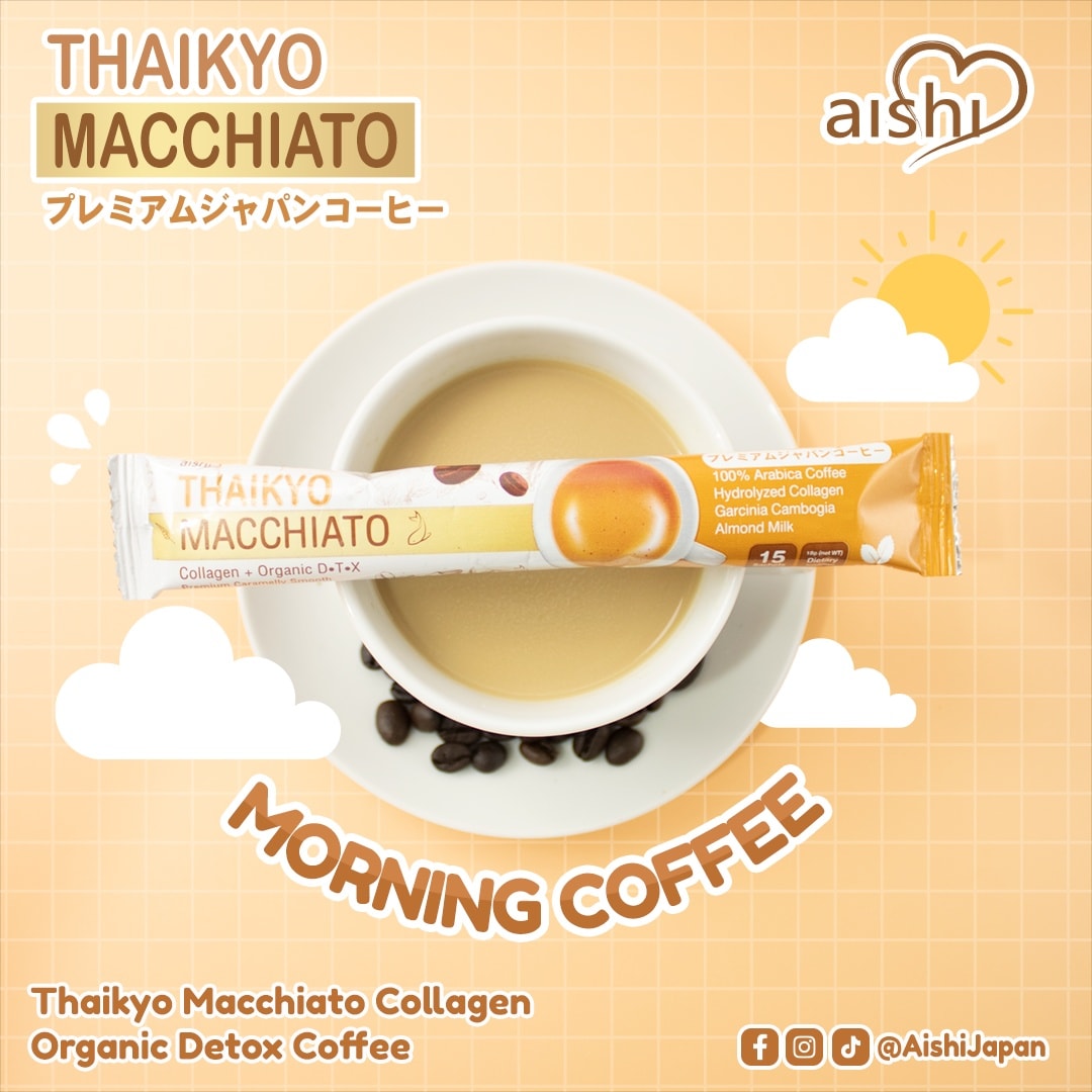 Aishi Thaikyo Macchiato Collagen with Organic Detox