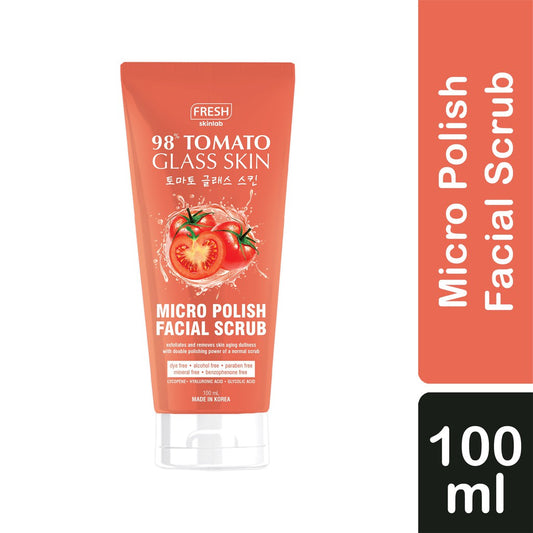 Fresh Skinlab Tomato Glass Skin Micro Polish Facial Scrub 100ml