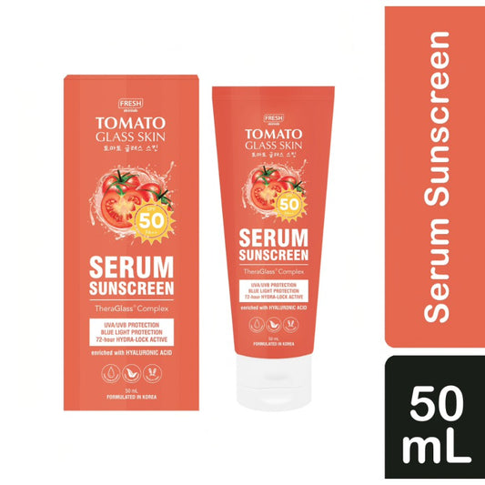 Fresh Skinlab Tomato Glass Skin Serum Sunscreen with SPF50 PA++