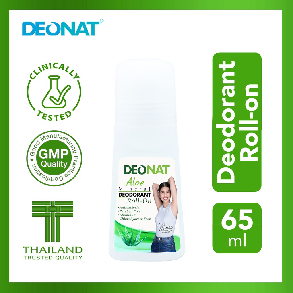 Luxe Organix DEONAT Aloe Mineral Deodorant Roll On 65ml