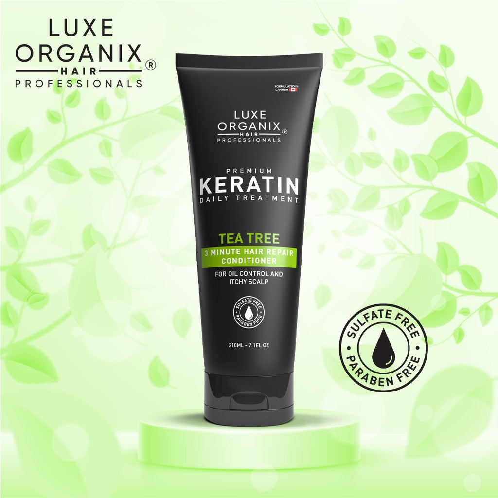 Luxe Organix Premium Keratin Tea Tree Conditioner 210ml