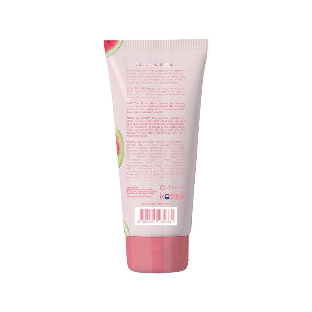 Fresh Skinlab Watermelon Youthful Bliss Jelly Facial Wash