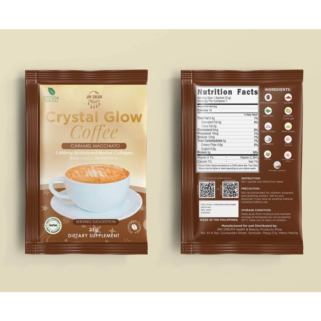 JRK Dream Crystal Glow Coffee Caramel Macchiato