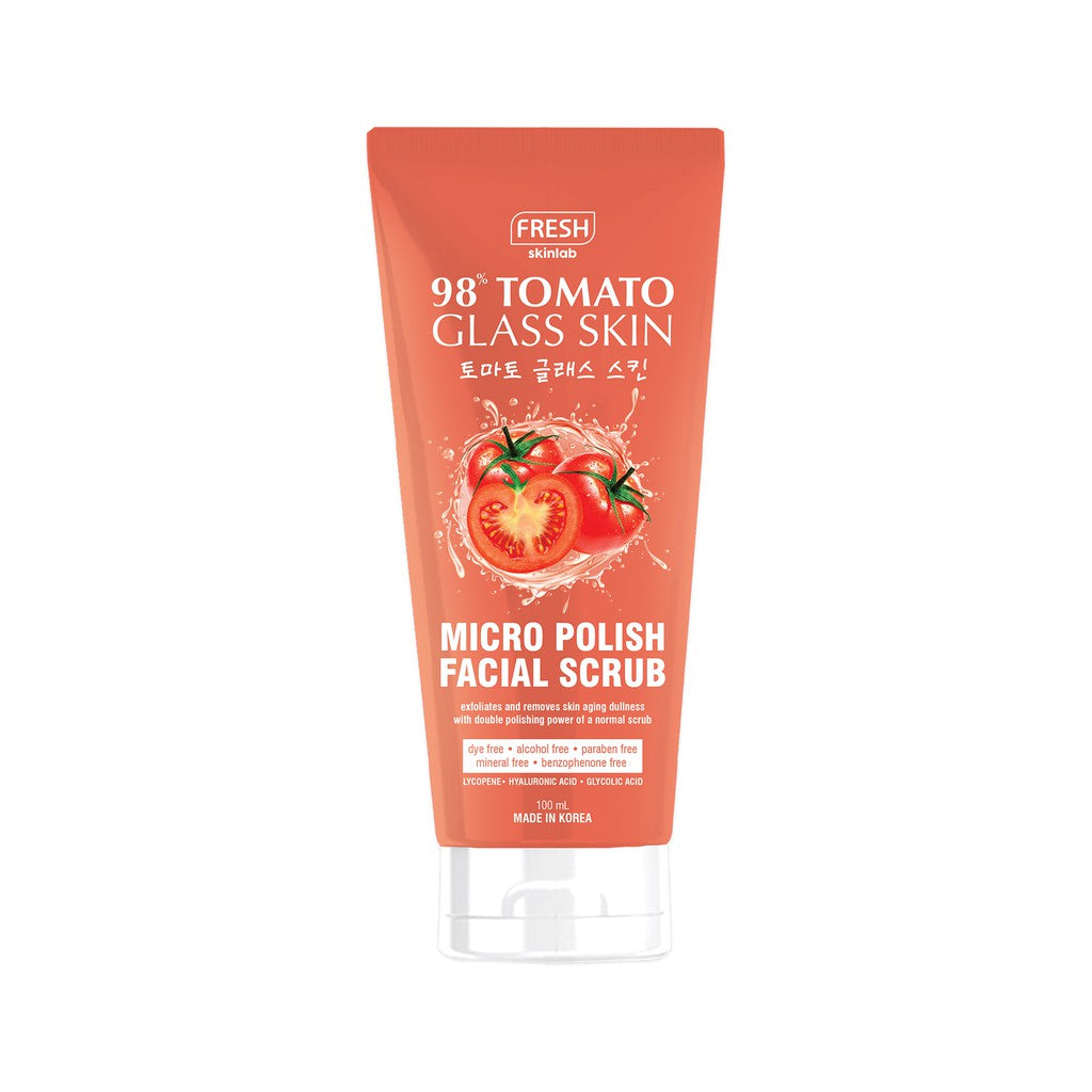 Fresh Skinlab Tomato Glass Skin Micro Polish Facial Scrub 100ml