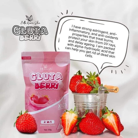Bella Amore Skin GlutaBerry 3-in- 1 Bleaching Soap