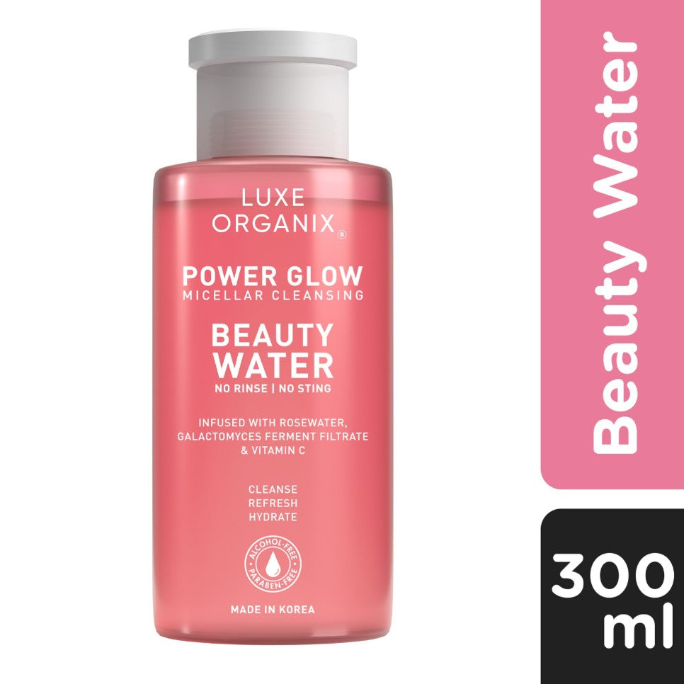 Luxe Organix Power Glow Micellar Cleansing Beauty Water 300ml