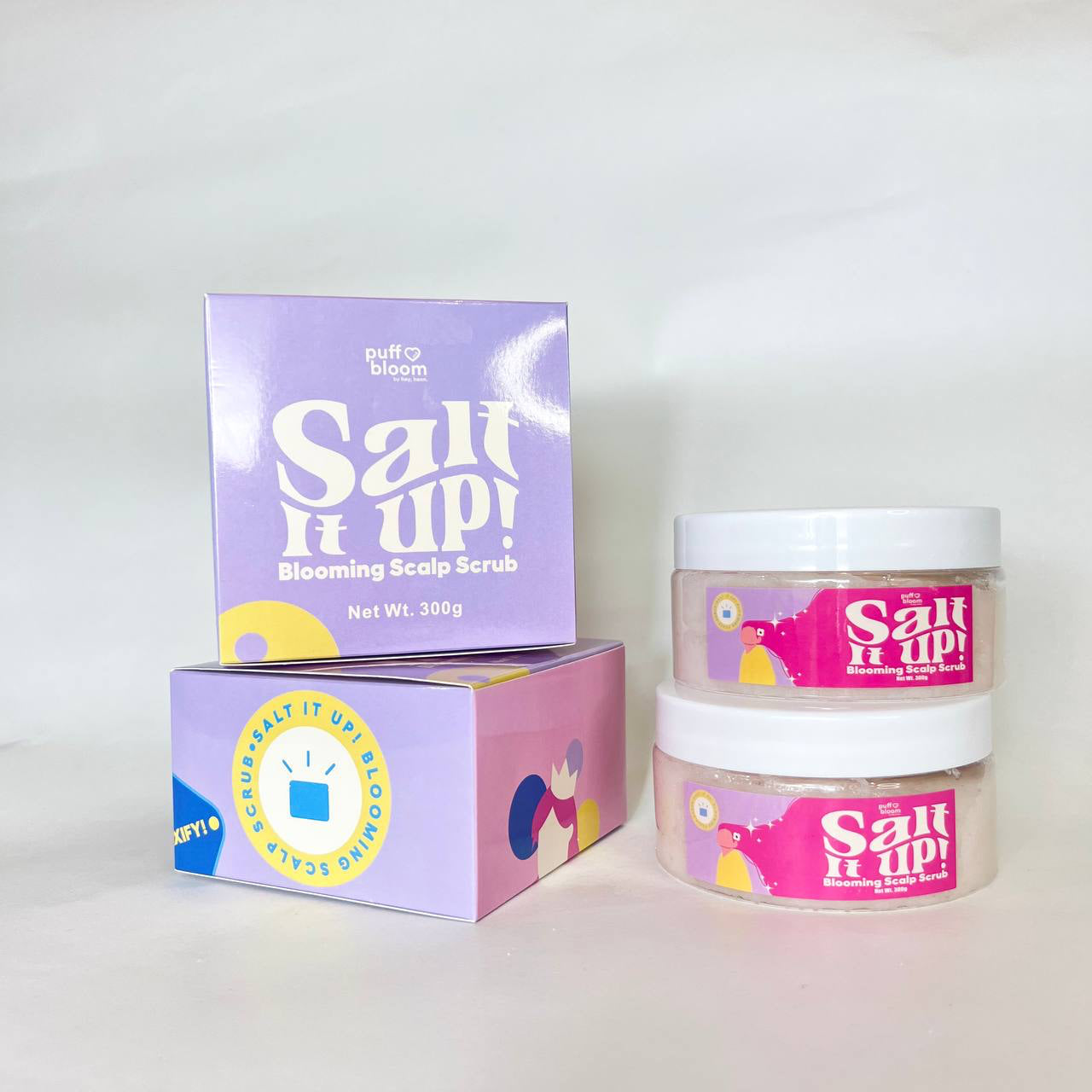Puff & Bloom - Salt It Up! Blooming Scalp Scrub 300g