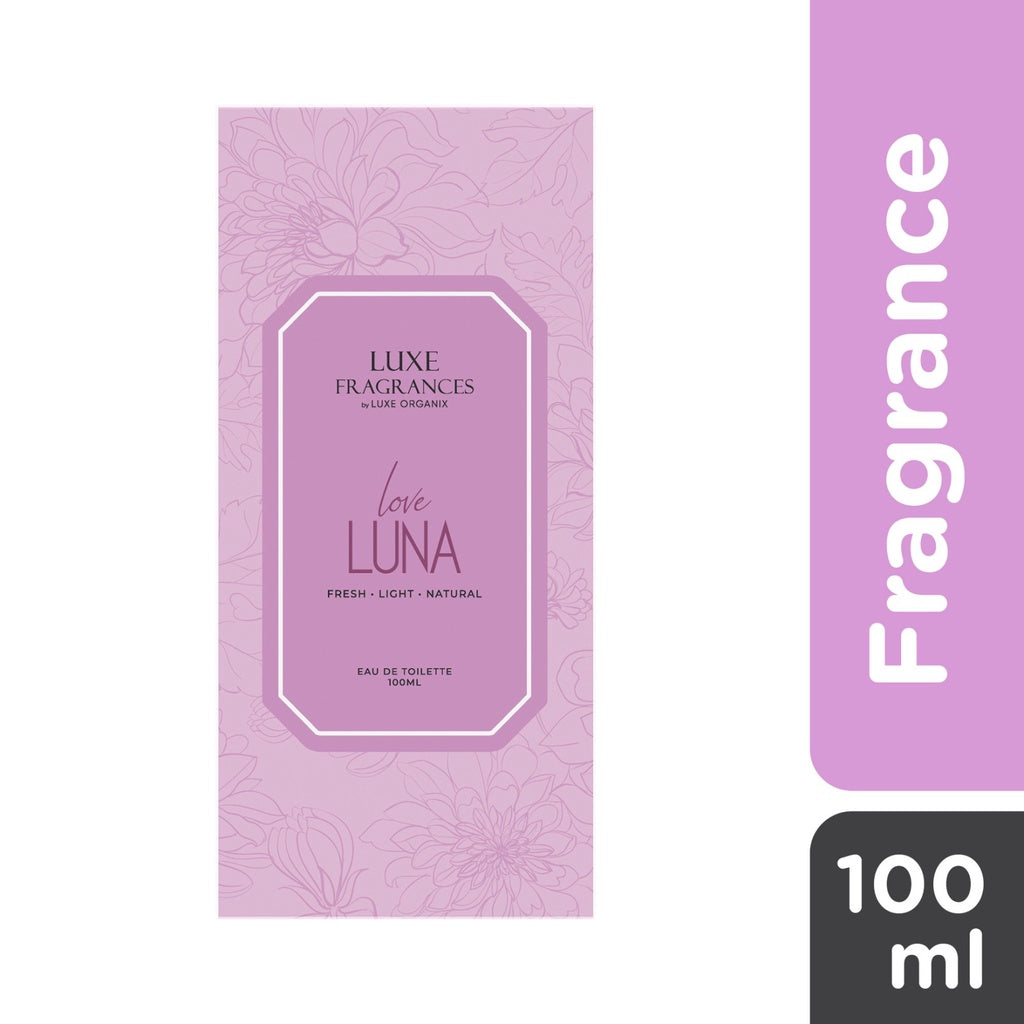 Luxe Fragnances by Luxe Organix Angel's Dust | Blushing Bouquet | Love Luna | Floral Musk 100ml