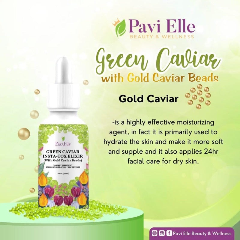 Green Caviar Insta-Tox Elixir (with Gold Caviar) by Pavi Elle