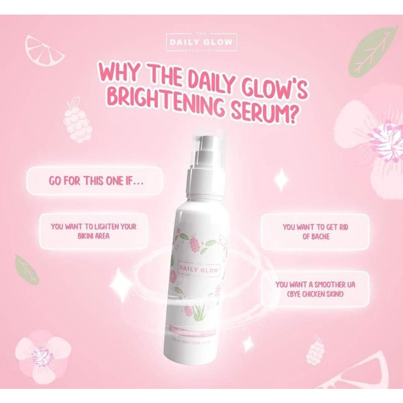 The Daily Glow Brightening Duo - Brightening Cream Scrub and Brightening Serum