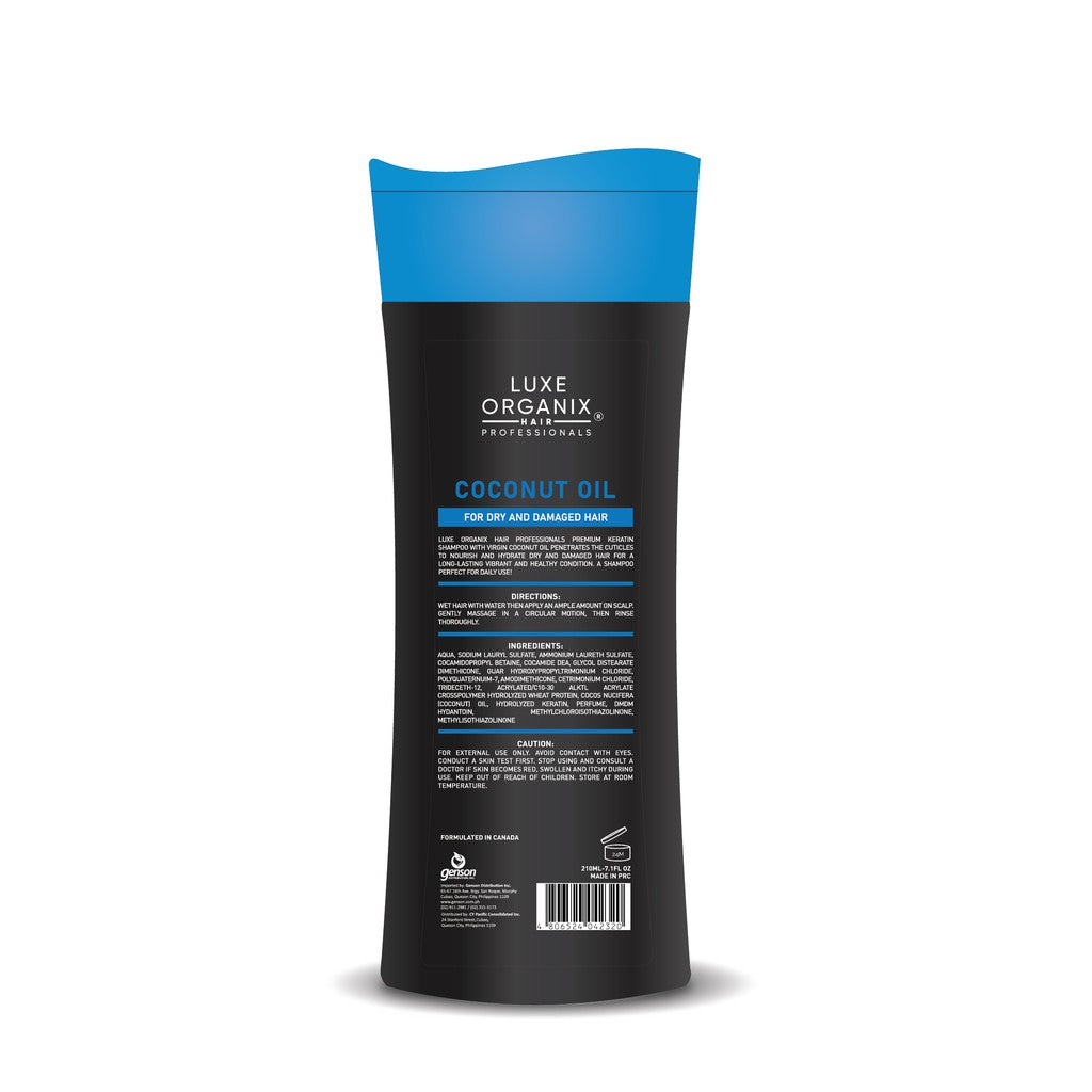 Luxe Organix Premium Keratin VCO Shampoo 210ml
