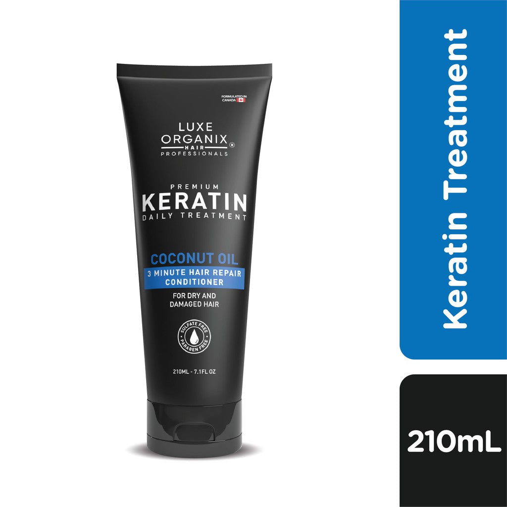 Luxe Organix Premium Keratin Treatment Virgin Coconut Oil Conditioner 210ml