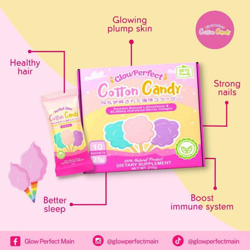 Cotton Candy Whitening + Collagen by Glow Perfect