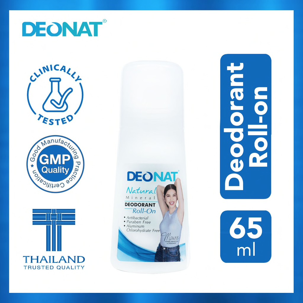 Luxe Organix DEONAT Natural Mineral Deodorant Roll-On 65ml