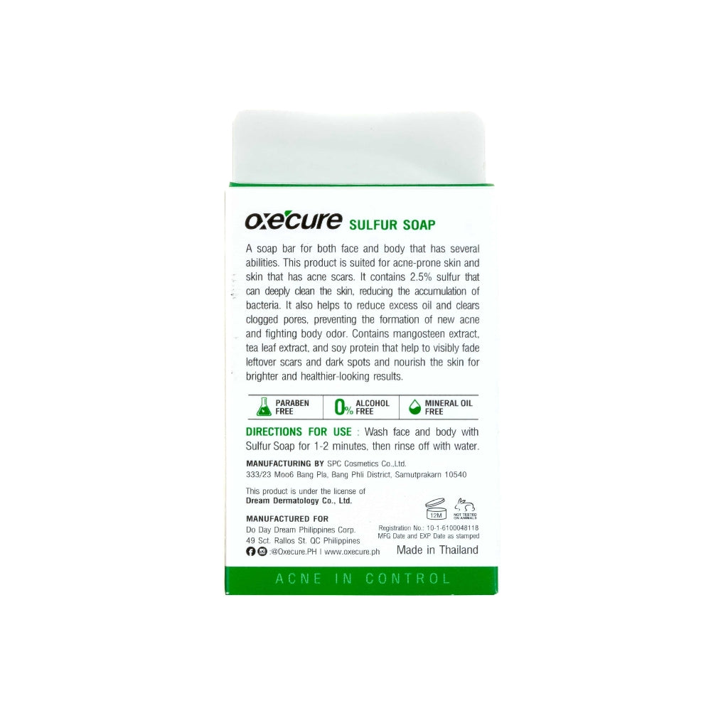 Oxecure Sulfur Soap 100g 窶� Seak Beauty