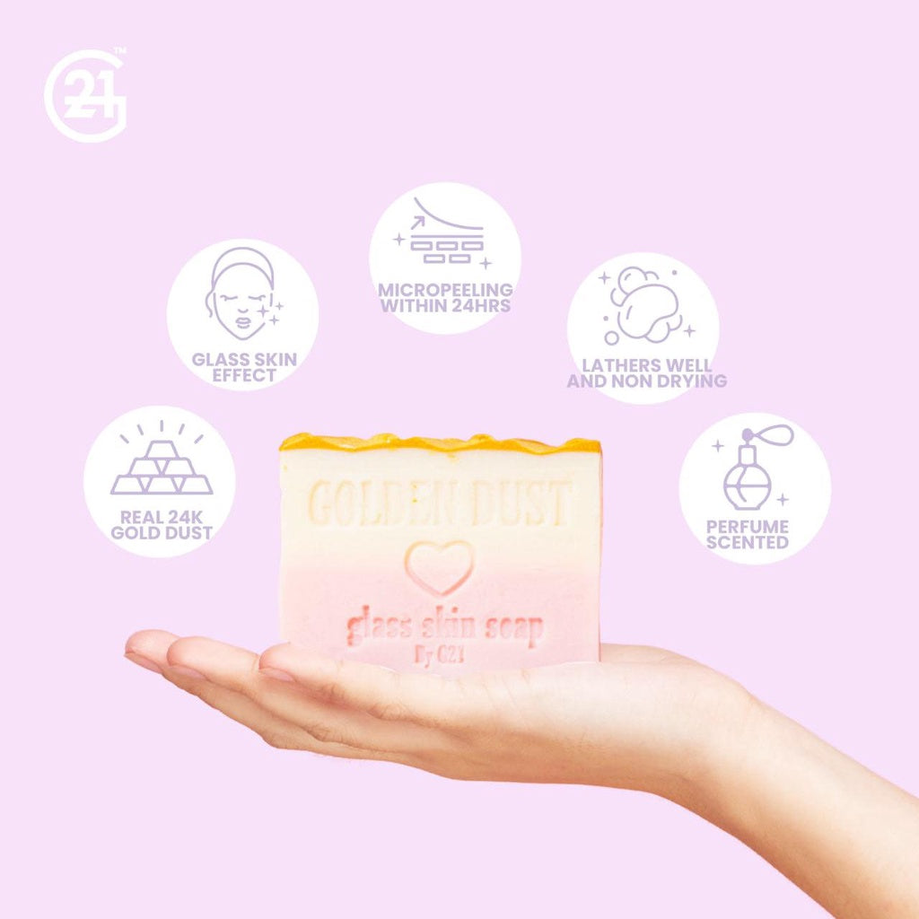G21 Golden Dust Glass Skin Soap – Seak Beauty