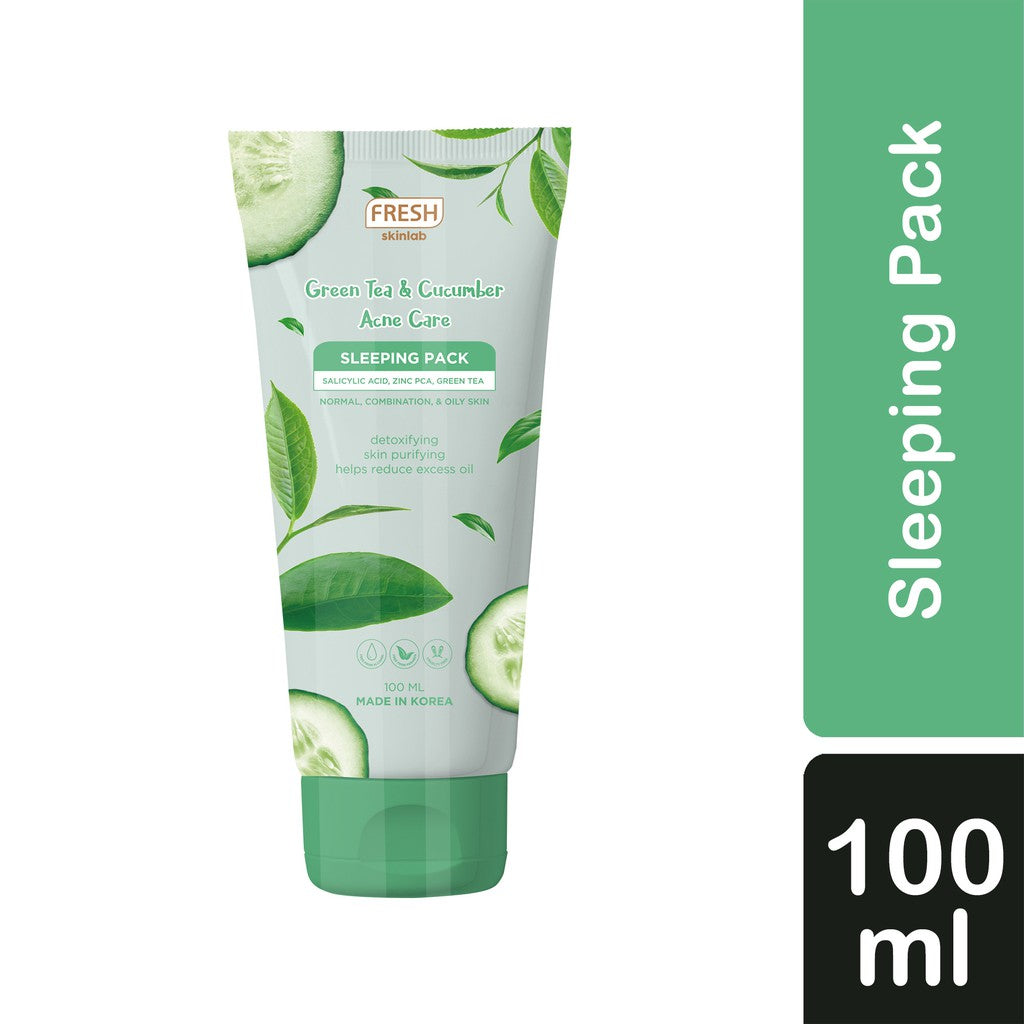 Fresh Skinlab Green Tea & Cucumber Acne Care Sleeping Pack