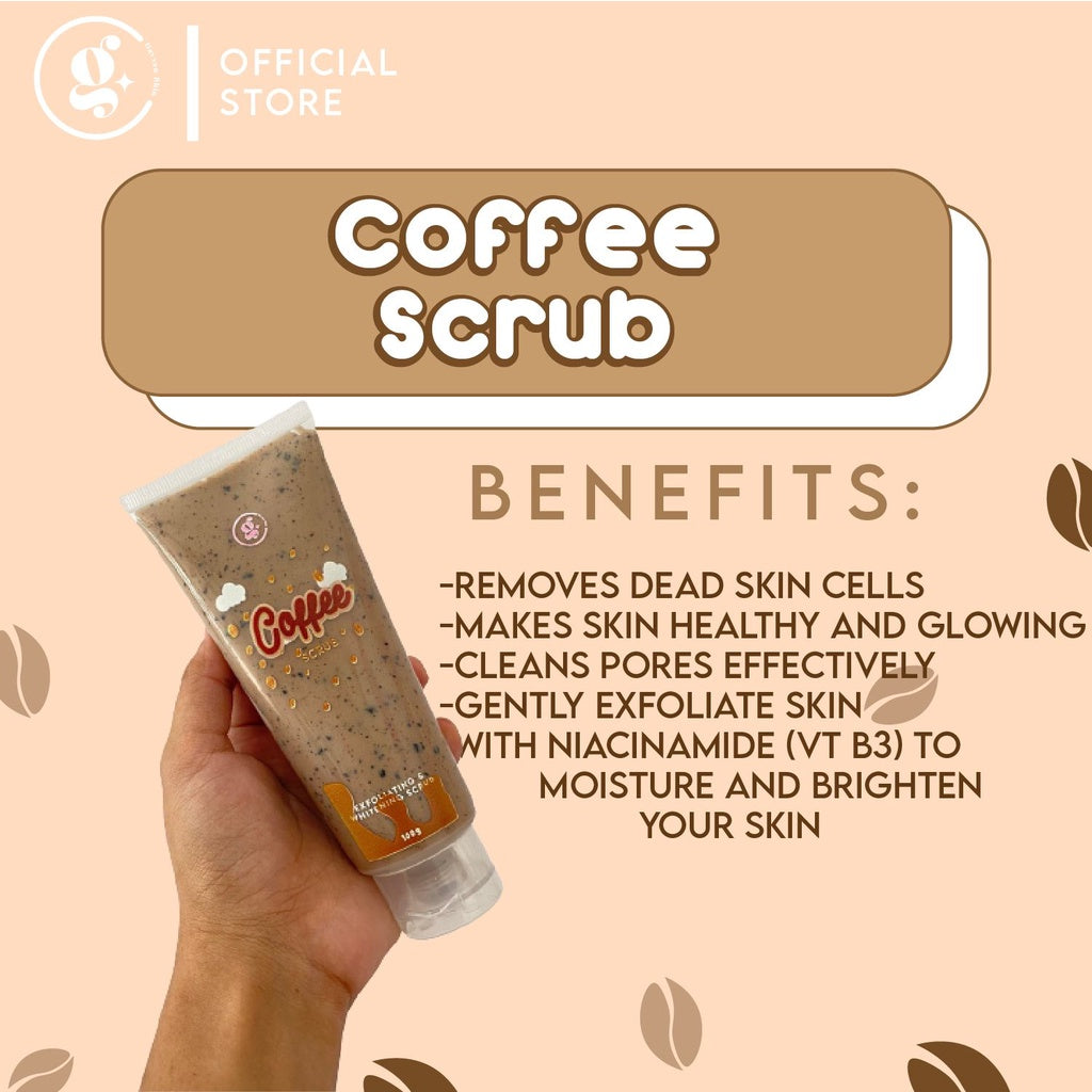 Gavven Skin Coffee Scrub Exfoliating & Whitening scrub