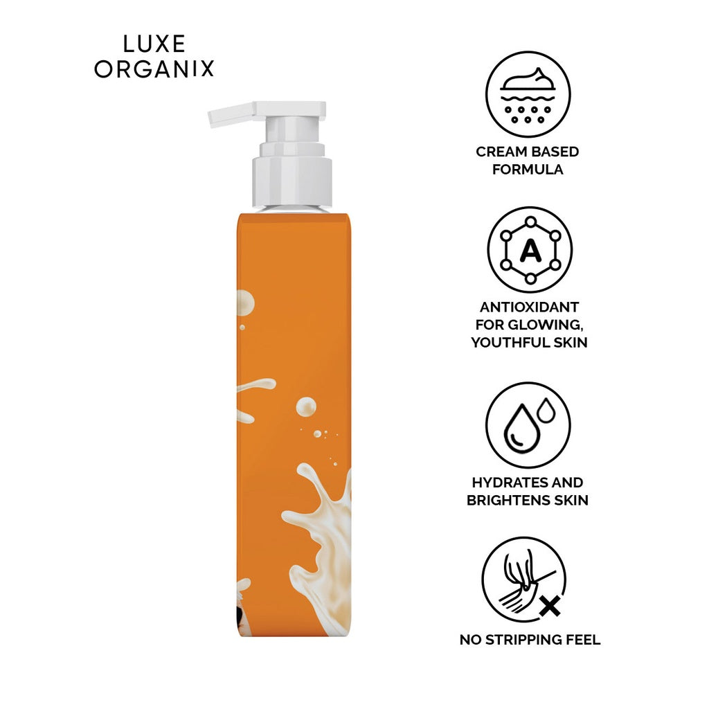 Luxe Organix Niacinamide + Aloe Vera & Snail + Kojic Acid Shower Cream 400ml