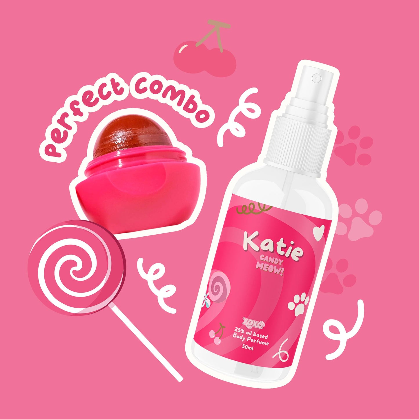 Xoxo Cosmetics  Inspired Perfume - Katie Candy Meow
