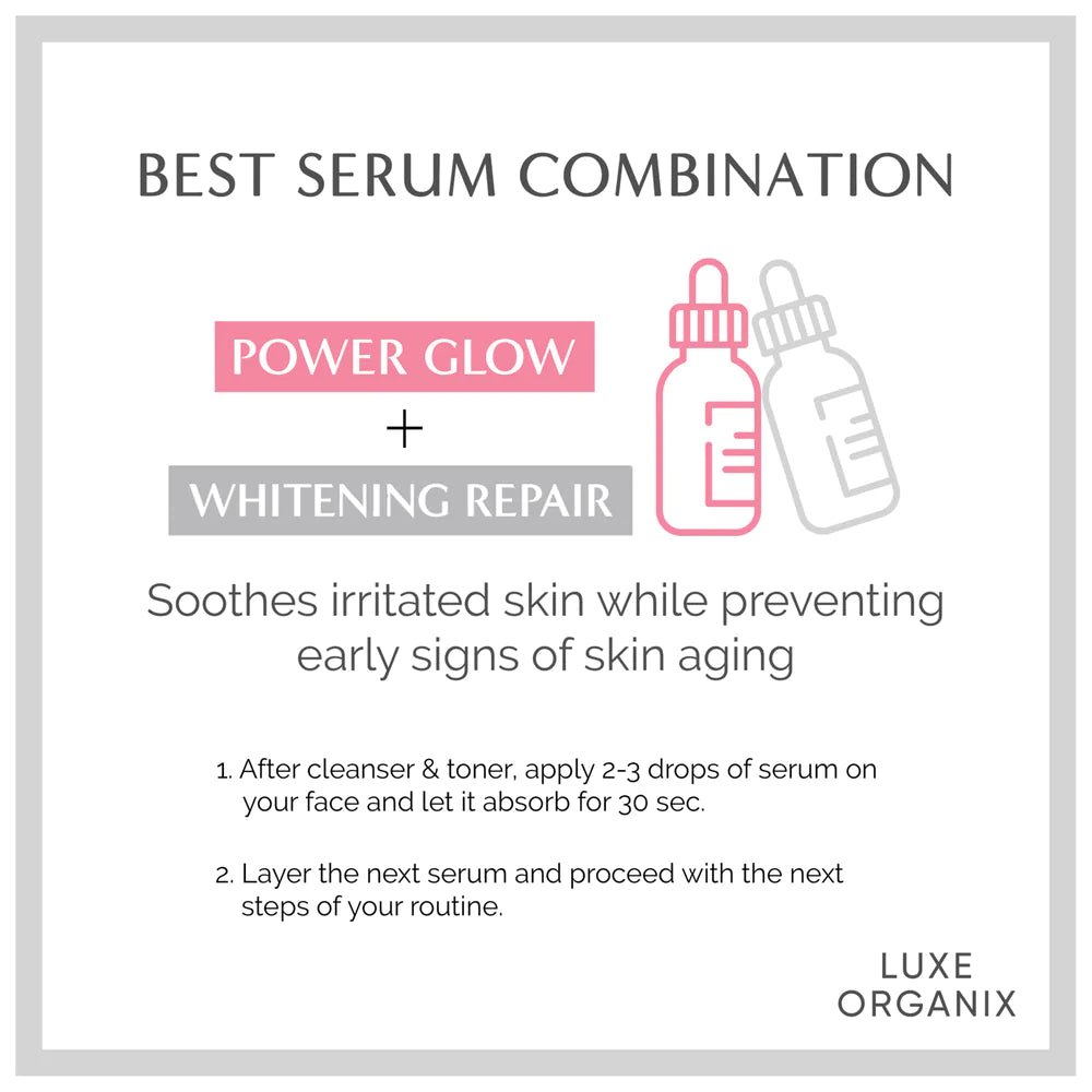 Luxe Organix Whitening Repair Serum Niacinamide 10% 30ml