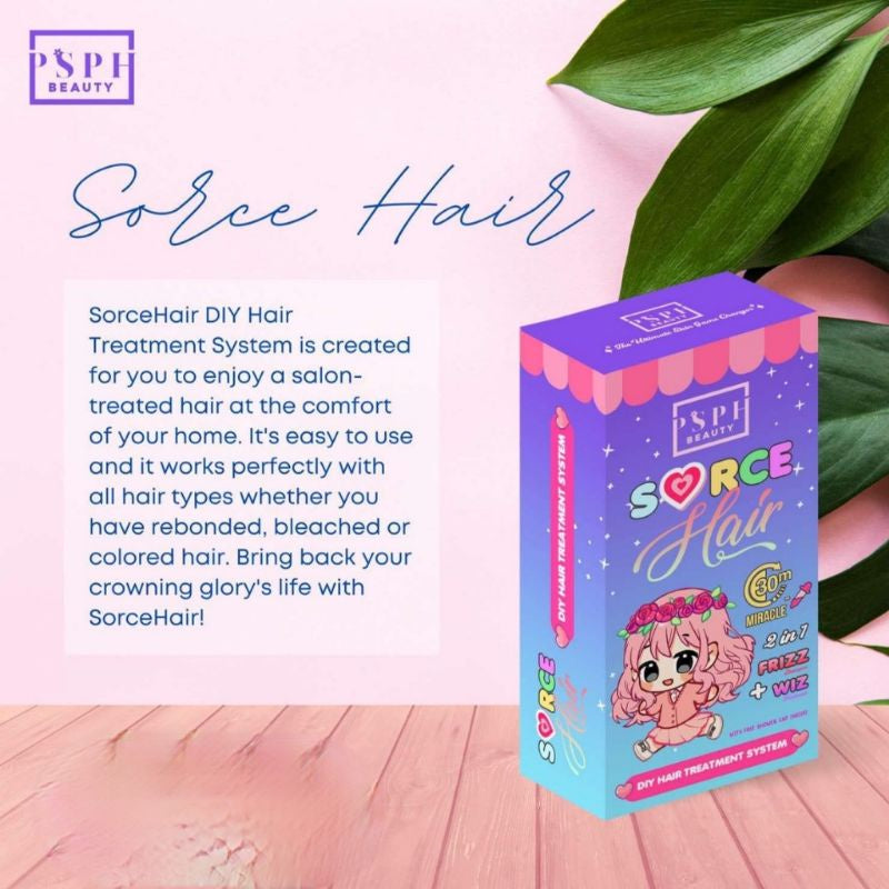 PSPH BEAUTY Sorce Hair 2in1 Frizz Shampoo + Wiz Treatment (DIY HAIR TREATMENT)